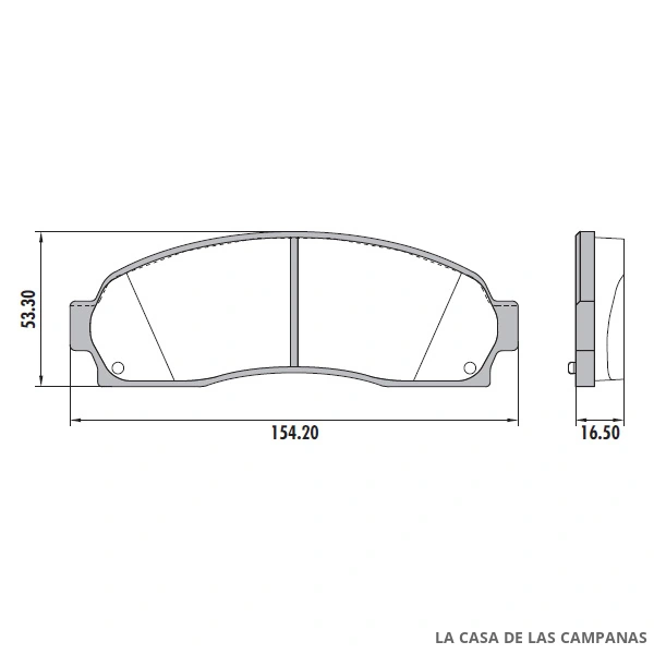 PD-365 PASTILLAS DE FRENO DELANTERO