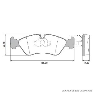 PD-37 PASTILLAS DE FRENO DELANTERO