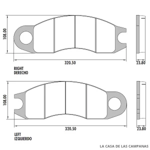 PD-370 PASTILLAS DE FRENO DELANTERO