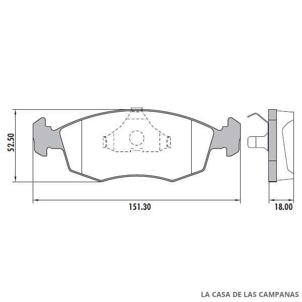 PD-39 PASTILLAS DE FRENO DELANTERO