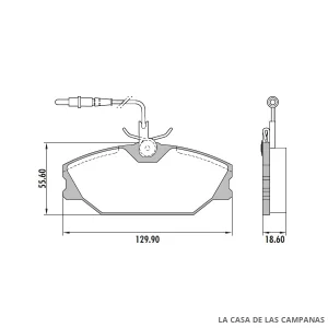 PD-391A PASTILLAS DE FRENO DELANTERO