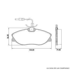 PD-405E PASTILLAS DE FRENO DELANTERO