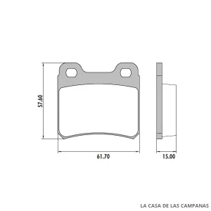 PD-41 PASTILLAS DE FRENO TRASERO