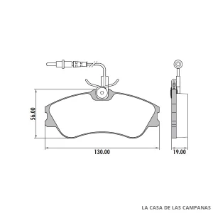 PD-411E PASTILLAS DE FRENO DELANTERO