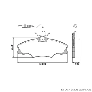 PD-414E PASTILLAS DE FRENO DELANTERO