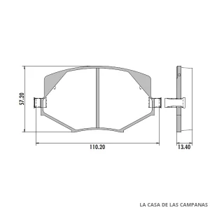 PD-415 PASTILLAS DE FRENO DELANTERO