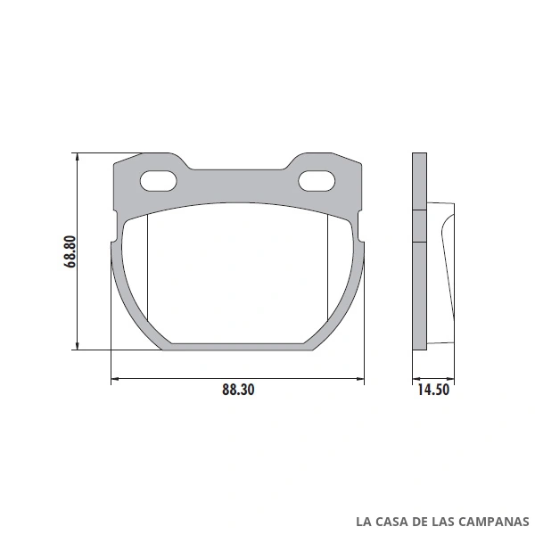 PD-416 PASTILLAS DE FRENO TRASERO