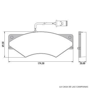 PD-420A PASTILLAS DE FRENO DELANTERO, TRASERO