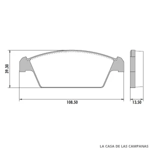 PD-421 PASTILLAS DE FRENO DELANTERO