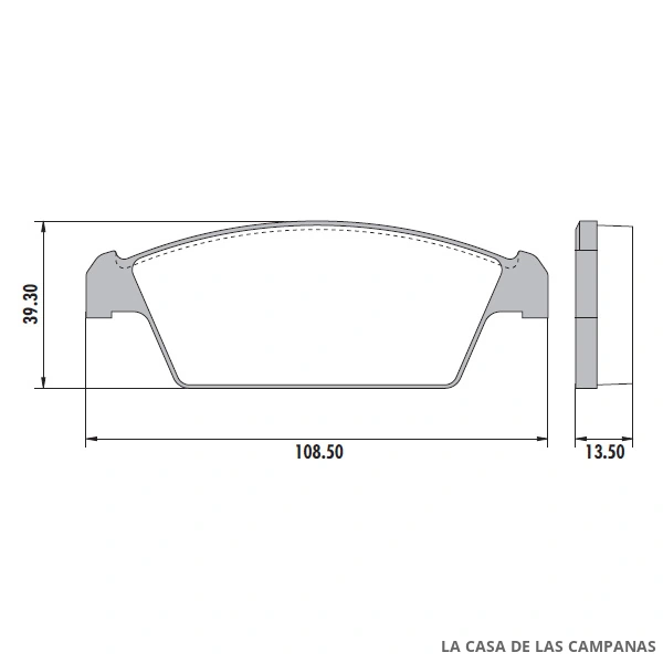 PD-421 PASTILLAS DE FRENO DELANTERO