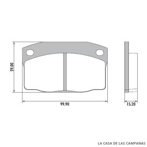 PD-424 PASTILLAS DE FRENO DELANTERO