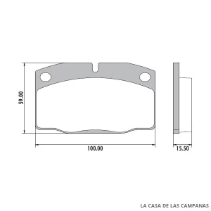 PD-431 PASTILLAS DE FRENO DELANTERO