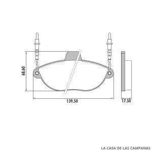 PD-448A PASTILLAS DE FRENO DELANTERO