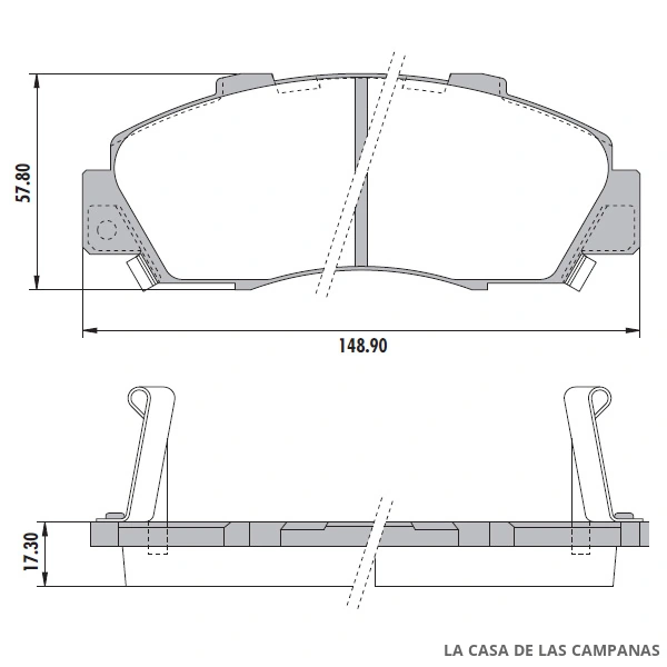 PD-449 PASTILLAS DE FRENO DELANTERO