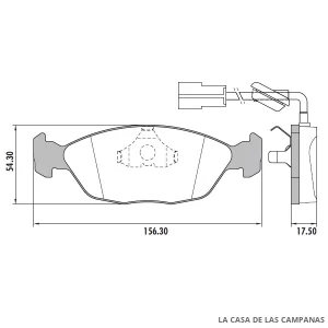 PD-44B PASTILLAS DE FRENO DELANTERO