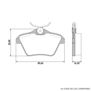 PD-451 PASTILLAS DE FRENO TRASERO