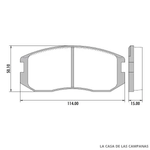 PD-452 PASTILLAS DE FRENO DELANTERO