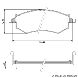 PD-453 PASTILLAS DE FRENO DELANTERO