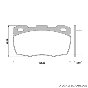 PD-474 PASTILLAS DE FRENO DELANTERO