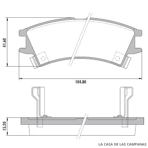 PD-478 PASTILLAS DE FRENO DELANTERO