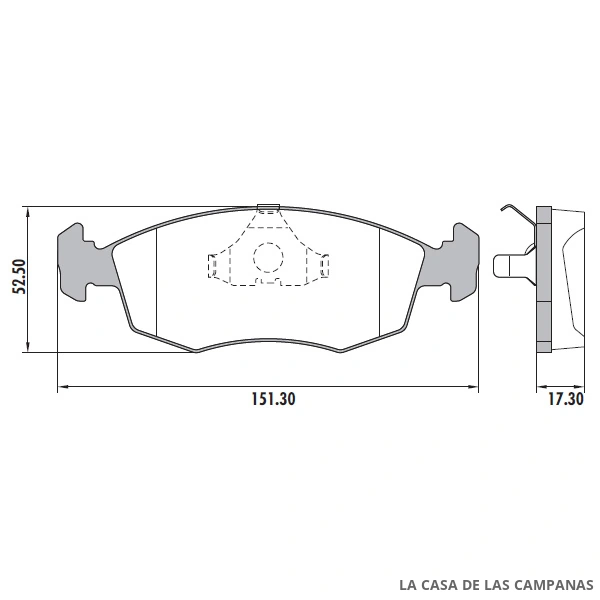PD-48 PASTILLAS DE FRENO DELANTERO