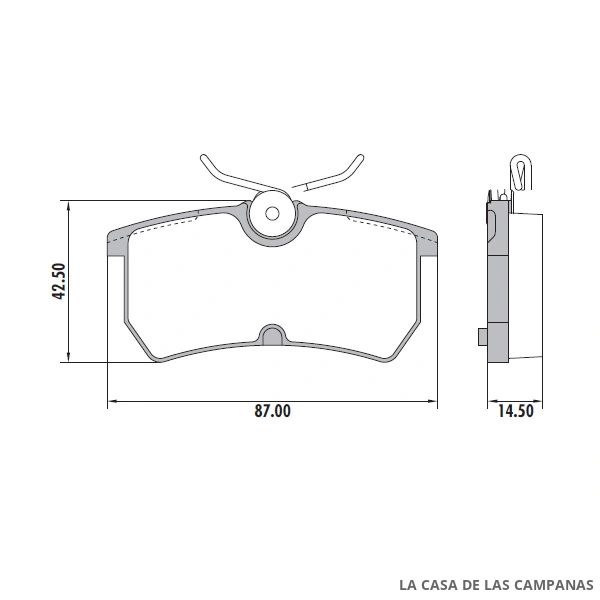 PD-480 PASTILLAS DE FRENO TRASERO