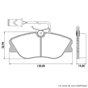 PD-483A PASTILLAS DE FRENO DELANTERO