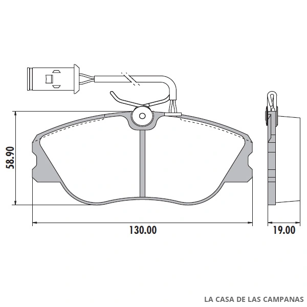 PD-483A PASTILLAS DE FRENO DELANTERO