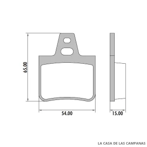 PD-490 PASTILLAS DE FRENO TRASERO