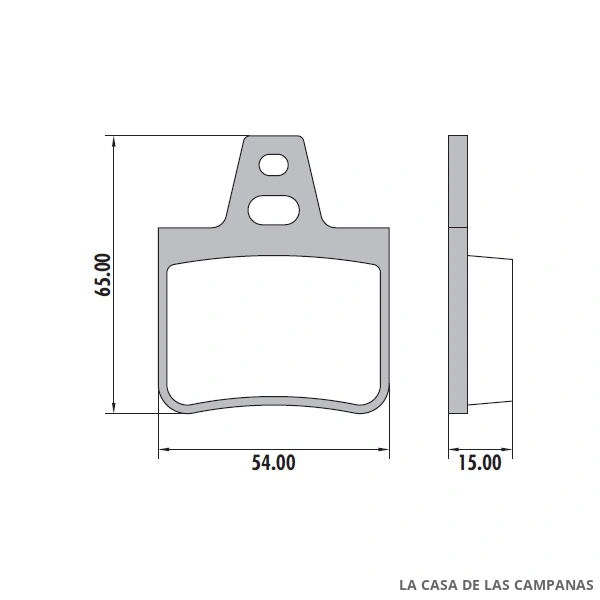 PD-490 PASTILLAS DE FRENO TRASERO