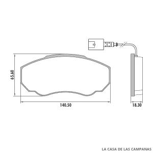 PD-498A PASTILLAS DE FRENO DELANTERO