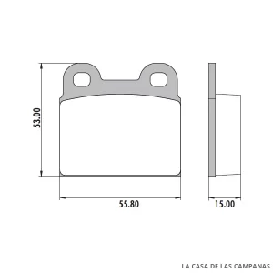 PD-5 PASTILLAS DE FRENO DELANTERO