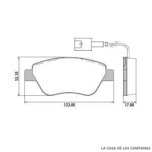 PD-509-B PASTILLAS DE FRENO DELANTERO