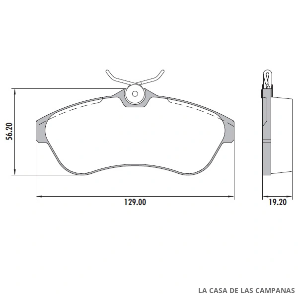 PD-514 PASTILLAS DE FRENO DELANTERO
