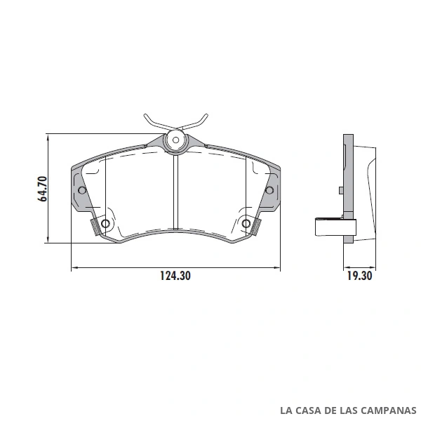 PD-531 PASTILLAS DE FRENO DELANTERO