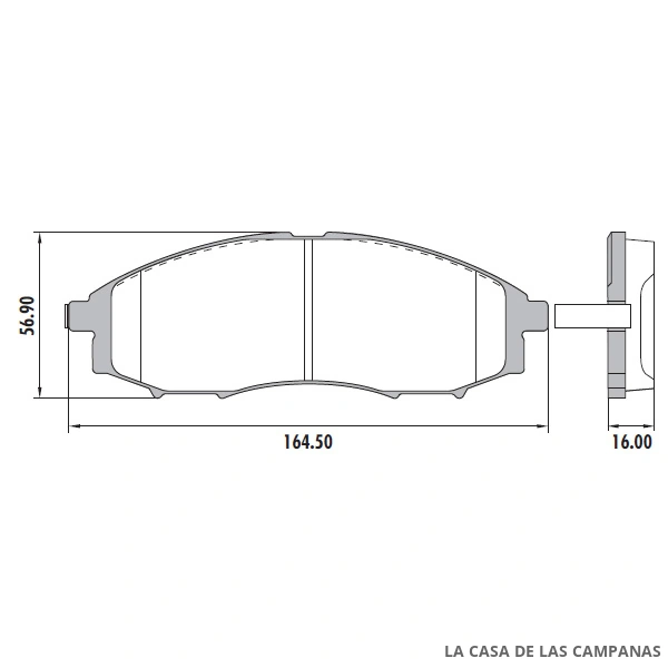 PD-534 PASTILLAS DE FRENO DELANTERO