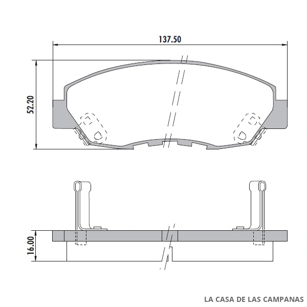 PD-563 PASTILLAS DE FRENO DELANTERO