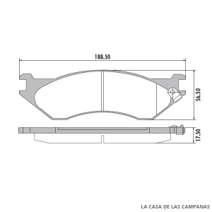 PD-583 PASTILLAS DE FRENO DELANTERO