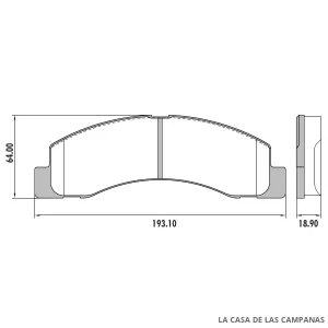 PD-62 PASTILLAS DE FRENO DELANTERO