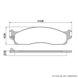 PD-637 PASTILLAS DE FRENO DELANTERO