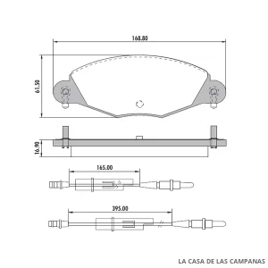 PD-650E PASTILLAS DE FRENO DELANTERO