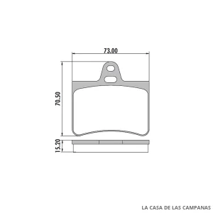 PD-651 PASTILLAS DE FRENO TRASERO