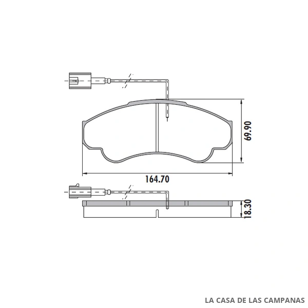 PD-652B PASTILLAS DE FRENO DELANTERO