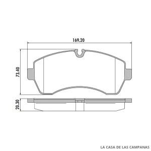 PD-661 PASTILLAS DE FRENO DELANTERO
