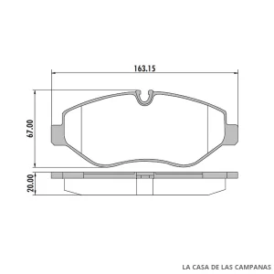 PD-662 PASTILLAS DE FRENO DELANTERO