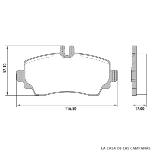 PD-67 PASTILLAS DE FRENO DELANTERO