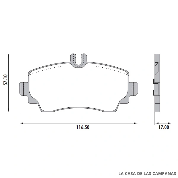 PD-67 PASTILLAS DE FRENO DELANTERO