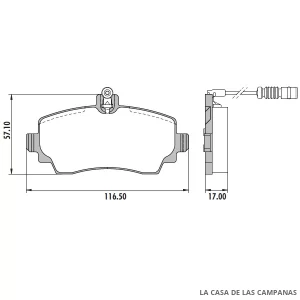 PD-67A PASTILLAS DE FRENO DELANTERO