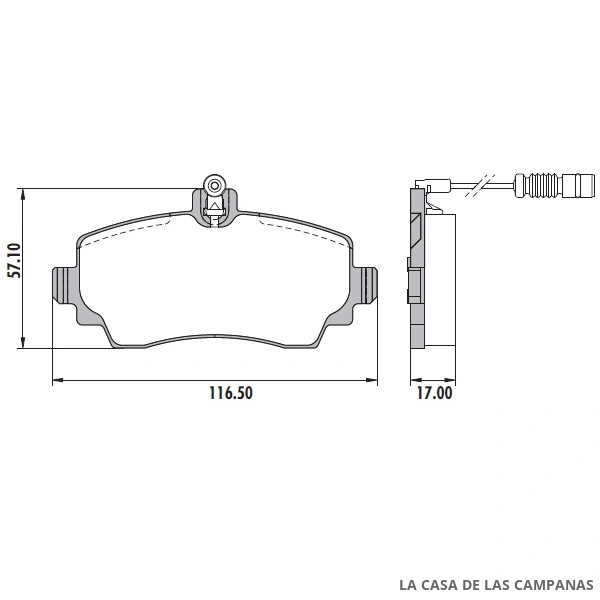 PD-67A PASTILLAS DE FRENO DELANTERO