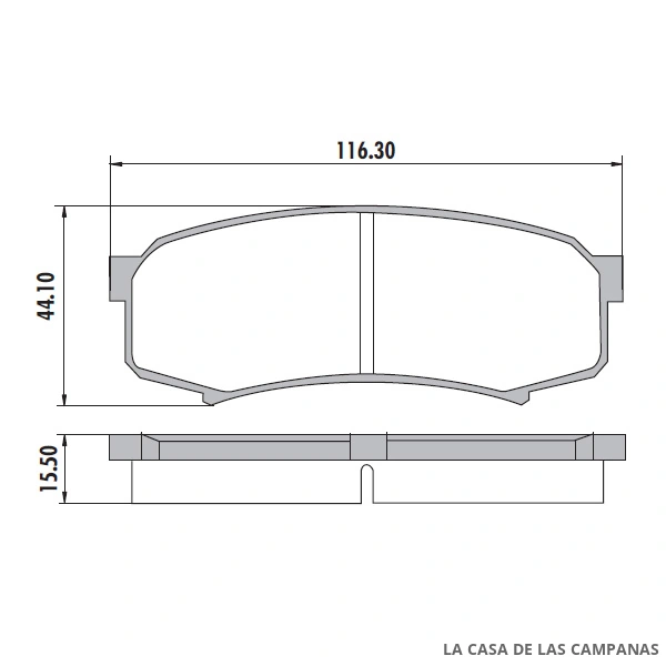 PD-695 PASTILLAS DE FRENO TRASERO